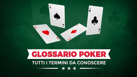 termini del poker in italiano